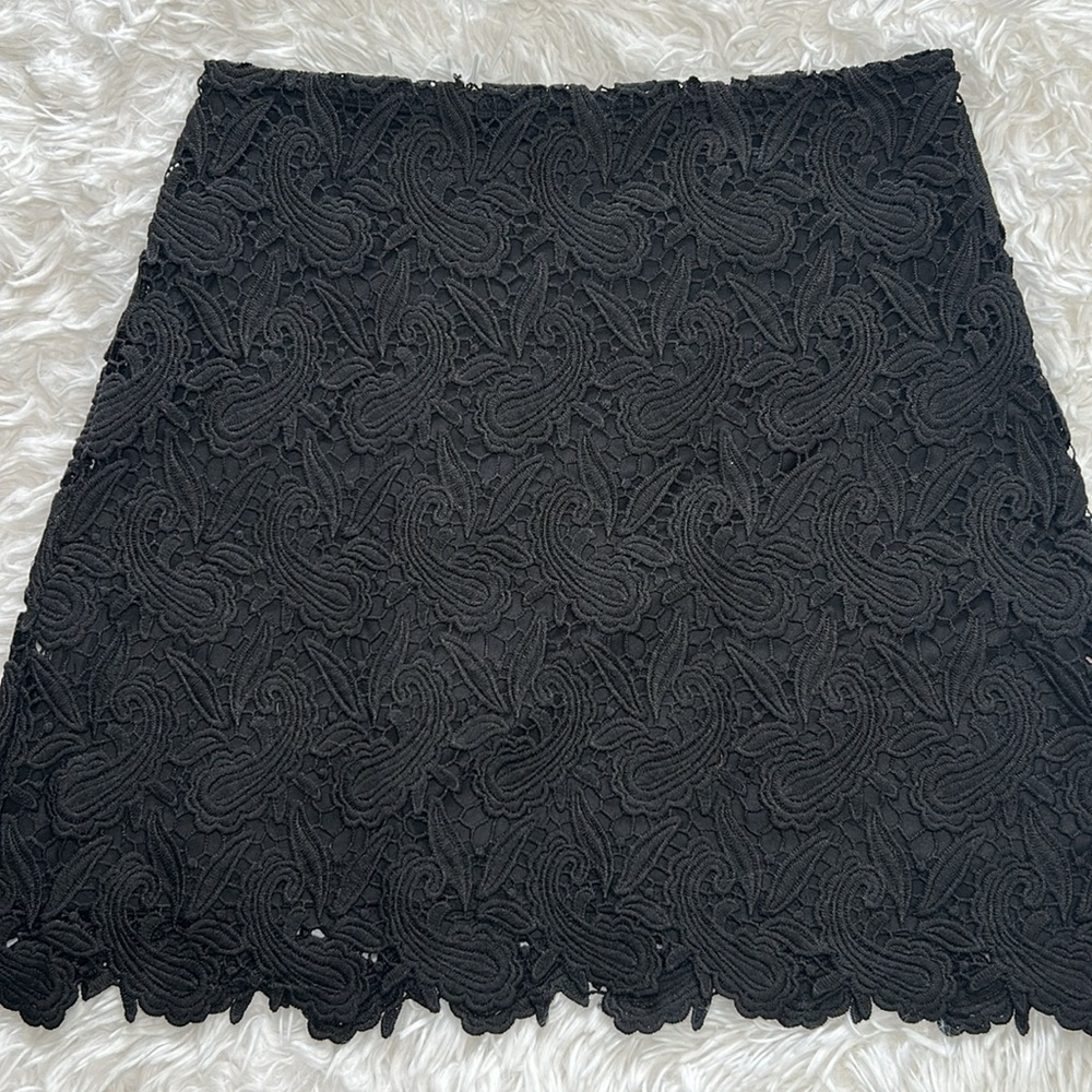Express Black Lace Skirt Sz 2